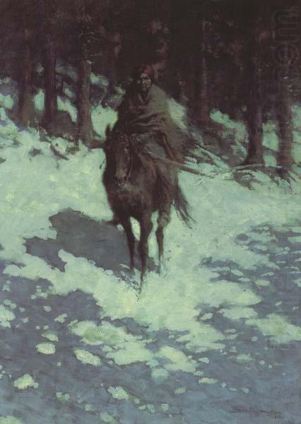 Frederic Remington Figure of the Night (mk43) china oil painting image